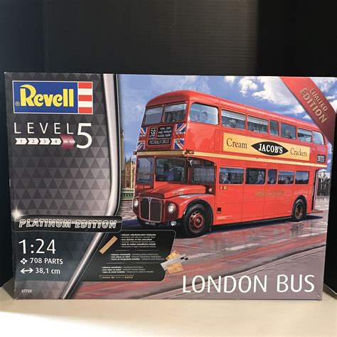 Revell 07720 London Bus Platinum Limited Edition Model Kit Nib 124