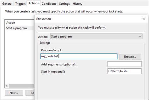 How To Schedule Batch File In Windows Task Scheduler Data Cornering