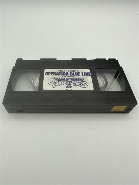 Mavin Teenage Mutant Ninja Turtles Operation Blue Line Vhs Tape Rare