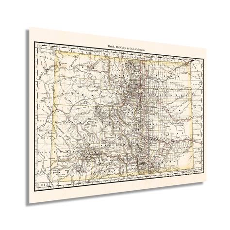 Buy HISTORIX Vintage 1879 Colorado 18x24 Inch Vintage Colorado Old