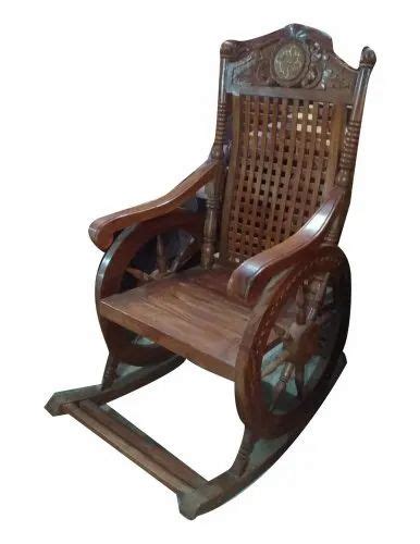 Sheesham Wood Brown Wooden Rocking Chair Without Cushion Rs 8000 Id