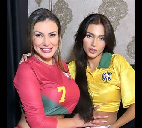 Foto Pornô De Andressa Urach Com A Ex Amante De Neymar Fernanda Campos Repercutiu Bastante