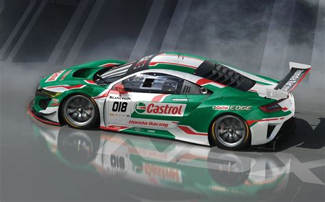 Castrol Honda Racing Enters Spa 24 Hours With Nsx Gt3