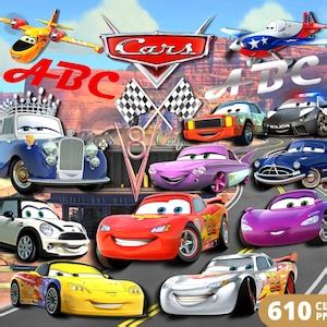 Cars Digital Papers Lightning Mcqueen Cars Planes Clipart Png Gift