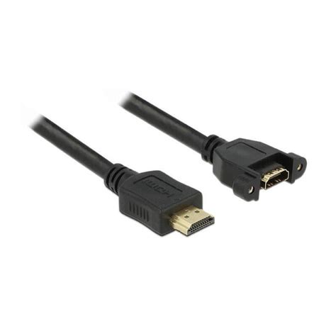 Delock C Ble Hdmi A M Le Hdmi A Femelle Pour Installation M Leroy