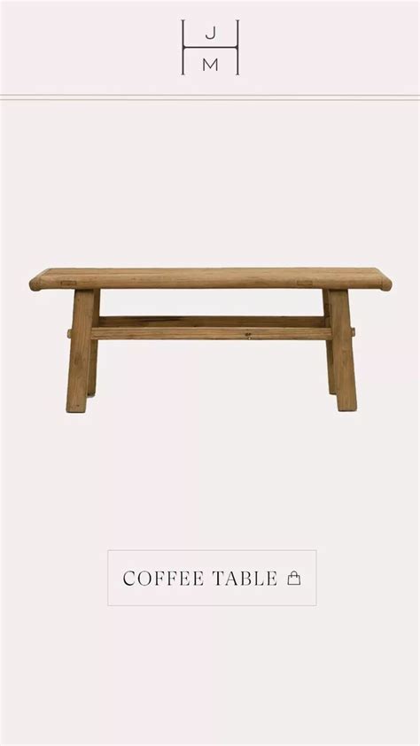 South Lamar Solid Wood Coffee Table Curated On LTK Coffee Table Wood