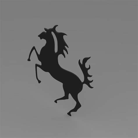 Porsche Horse Logo - 3D Model by Creative Idea Studio