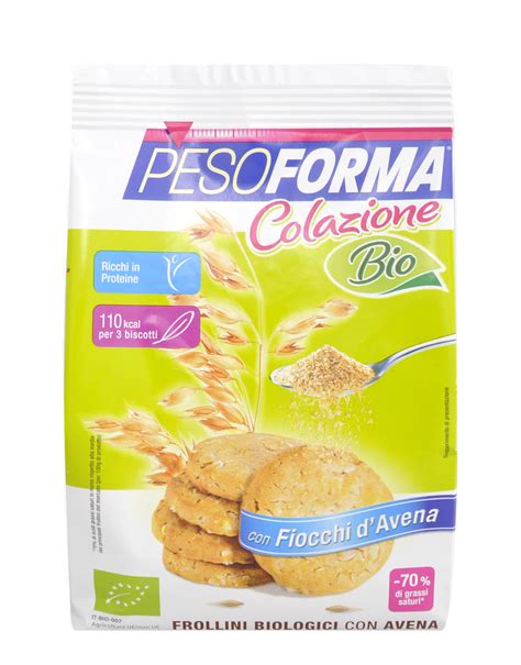 Frollini Biologici Con Fiocchi D Avena Di PESOFORMA 220 Grammi