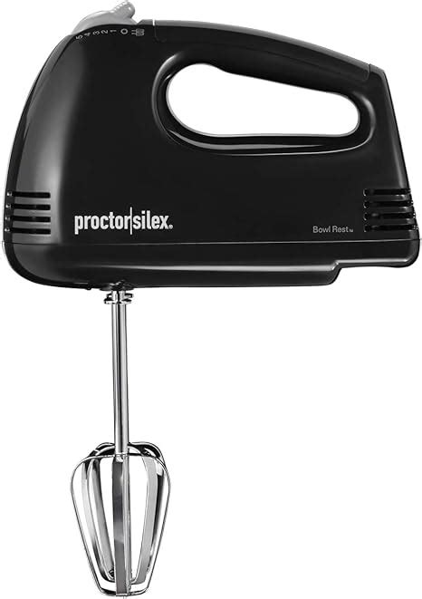 Amazon Proctor Silex Easy Mix 5 Speed Electric Hand Mixer With