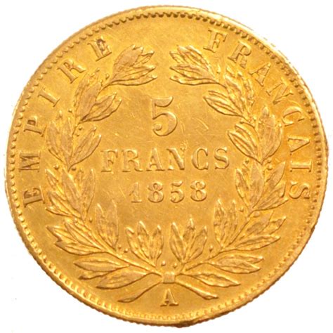 Second Empire Francs Or Grand Module Napol On Iii T Te Nue