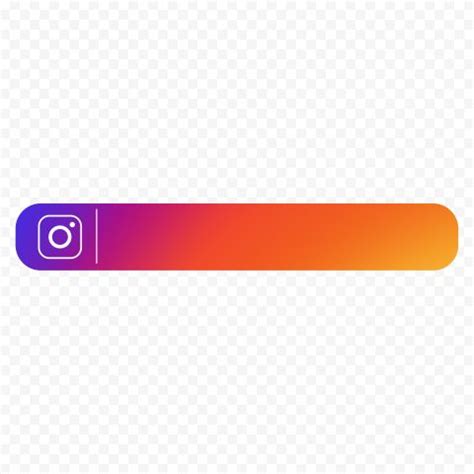 HD Instagram Social Media Lower Third Banner Signature PNG