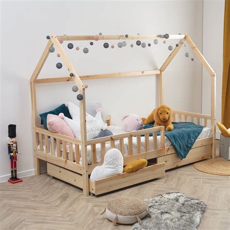 Cama Montessori Natural 2 Gavetas atmosphera4kids hôma