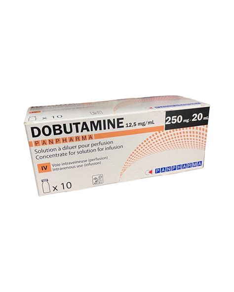 Dobutamine 250mg 20ml July/2025 – AJ's Group International
