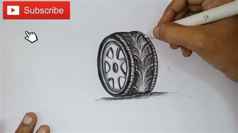 Car Tire Drawing