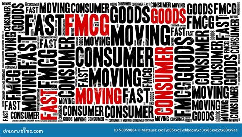 FMCG Or Fast Moving Consumer Goods Stock Illustration Illustration