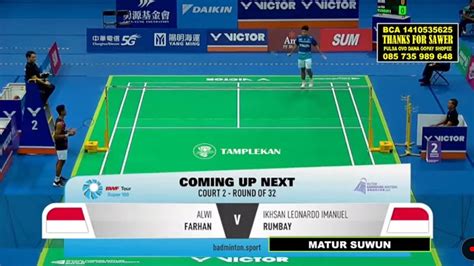 Alwi Farhan Ina Vs Ikhsan Leonardo Imanuel Rumbay Ina R