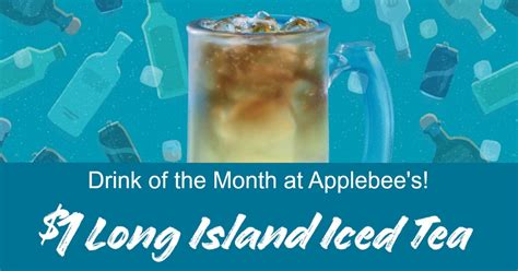 Applebees Drink Of The Month For July 2020 Dollar Drink Specials