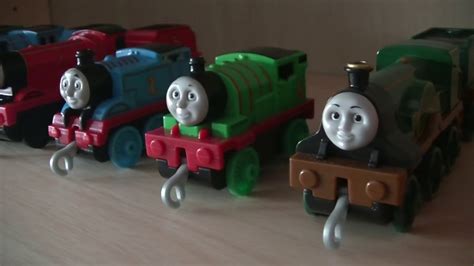 Thomas And Friends Trackmaster Push Along Collection 4 Youtube