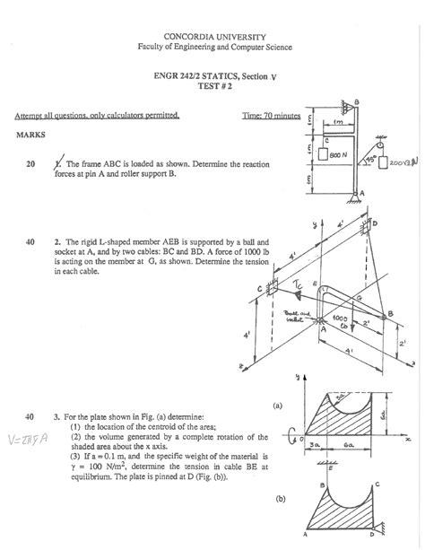 Exam 2004 Questions CONCORDIA UNIVERSITY Faculty Of Engineering And