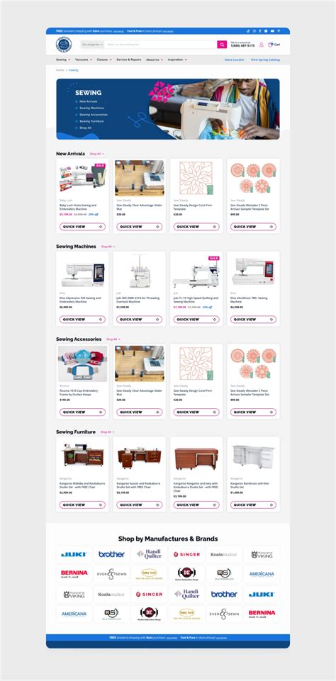 Quality Sewing Vacuum Launches New Shopify ECommerce Website Efelle