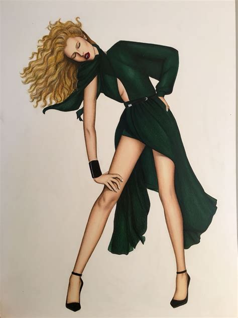 Fashion Illustration By Trudi Fraser Moda Izimleri Stilistlik Moda