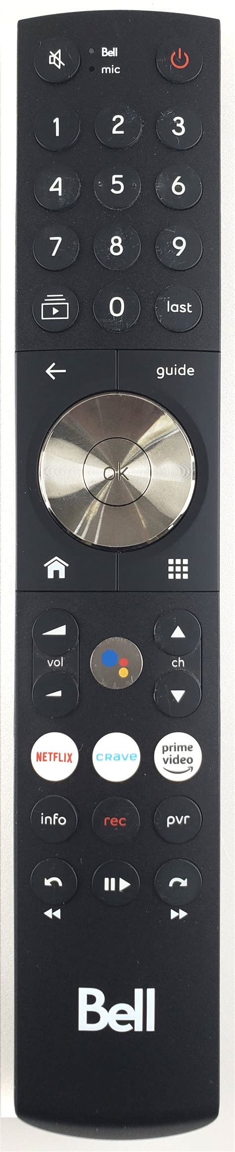 Tvpartsca Bell Fibe Smart Tv Voice Remote Control New