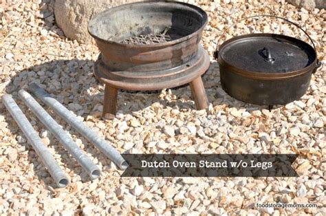 How To Make A Dutch Oven Stand With Recycled Itemsfood Storage Moms