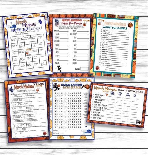 March madness party games activities – Artofit