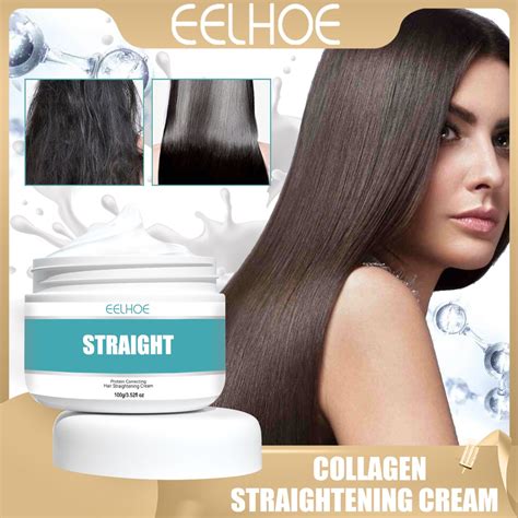 Eelhoe Collagen Hair Straightening Cream Crystal Rebound Protein