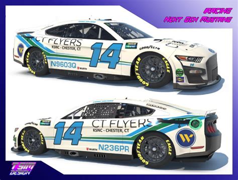 Grant Salzano CT Flyers NOSSCAR Next Gen Mustang (No Number) by Zachary S. - Trading Paints