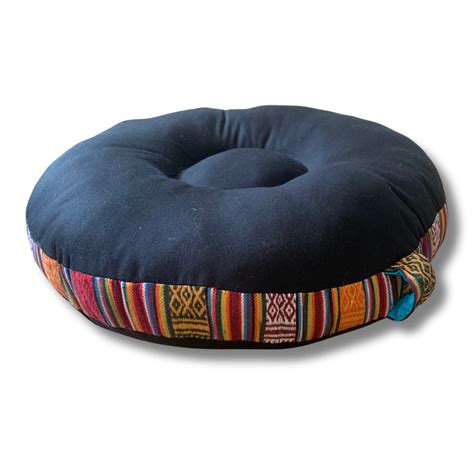 Sitting Meditation Cushion Round Tibetan Emporium