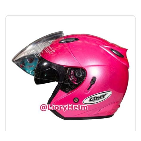 Jual Helm Gmt Helm Halfface Double Visor Helm Sepeda Motor Helm Murah