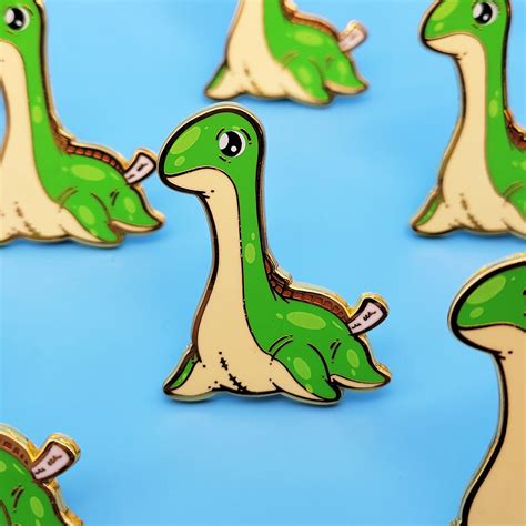 Nessie Apex Enamel Pin Apex Legends Cute Loch Ness Monster Etsy