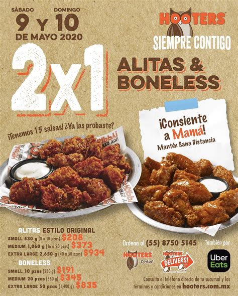 Arriba Imagen Promo Alitas Hooters Abzlocal Mx