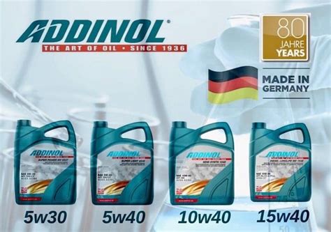 ADDINOL LUBRICANTS ( Made In Germany)fully Synthetic-0w20,5w20 And 5w30 ...