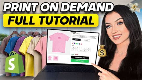 How To Start Print On Demand Step By Step Free Course Youtube