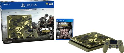 Sony Playstation 4 1tb Limited Edition Call Of Duty Wwii Console