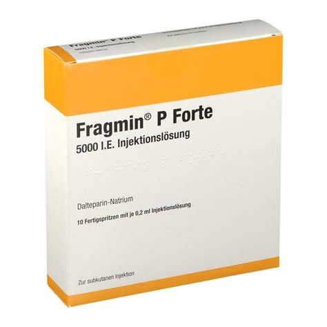 Fragmin P Forte 10 St Mit Dem E Rezept Kaufen Shop Apotheke