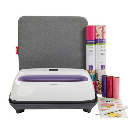 Cricut Easy Press Bundle With Cricut Mini Raspberry 9 X 9 Mini Heat