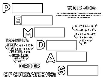 PEMDAS by Brandon Page | TPT