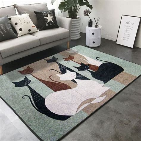 The Best Selling Cat Lovers Vintage Cats Full Over Printed Area Rug