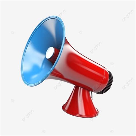 Megaphone Announcement Product Promotion Alert D Illustration With