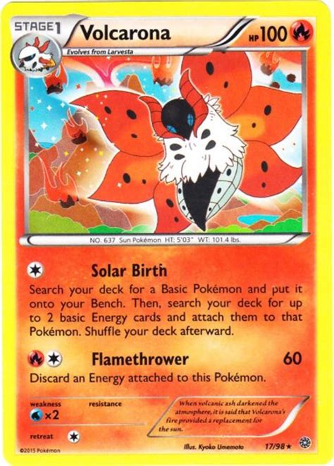 Volcarona Pokemon Card