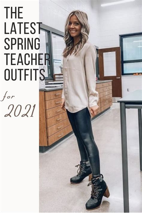 The Best Spring Teacher Outfits For 2021 Outfits With Leggings Spring Teacher Outfits