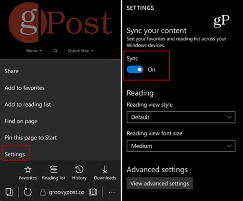 How To Sync Bookmarks Between Windows 10 Devices On Edge