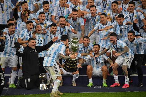 In Pics Lionel Messi Celebrates Argentina S Copa America Win Barca ...