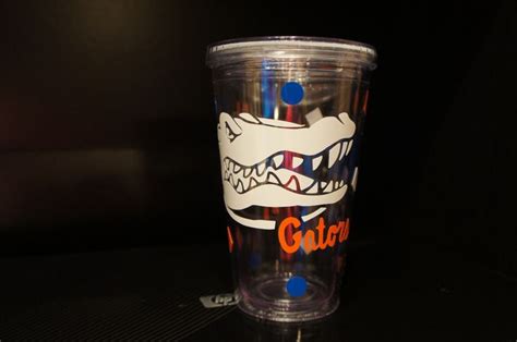 Florida Gator Plastic Tumbler Plastic Tumblers Shot Glass Gator