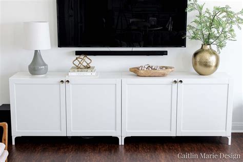 Ikea Besta Hack Budget Media Console Caitlin Marie Design Artofit