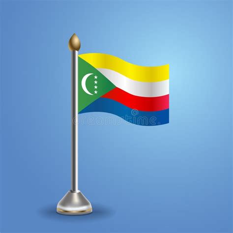 Bandeira Das Comores Ilustra O Do Vetor De S Mbolo Nacional