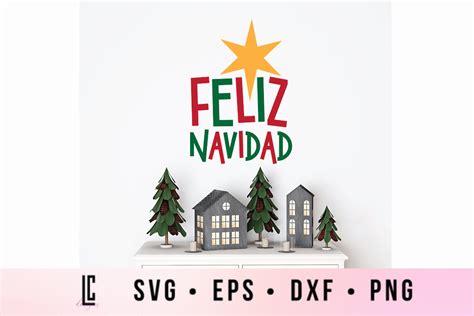 Feliz Navidad SVG Christmas Cut File Graphic By Left Craft Designs